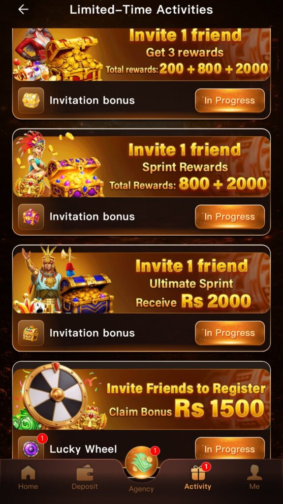 Bonuses and rewards